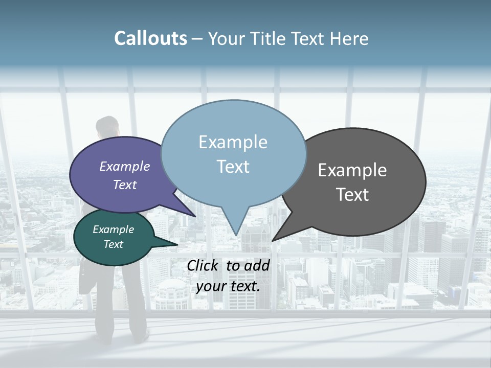 Modern Blue Global PowerPoint Template