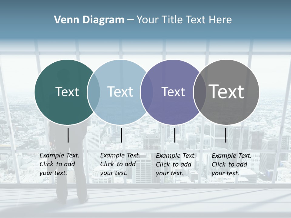Modern Blue Global PowerPoint Template
