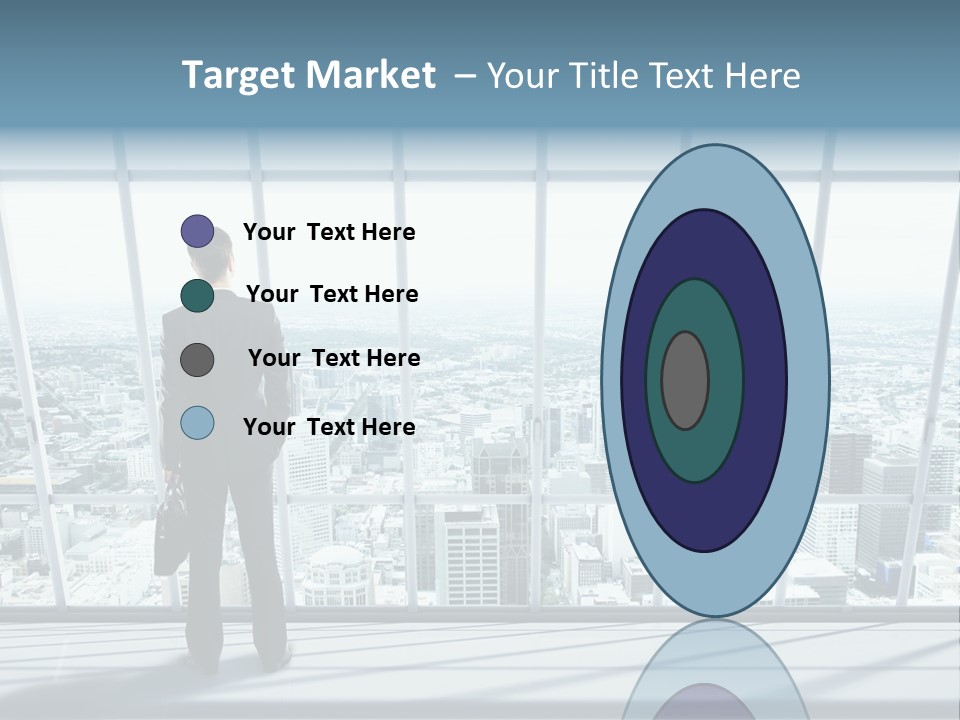 Modern Blue Global PowerPoint Template