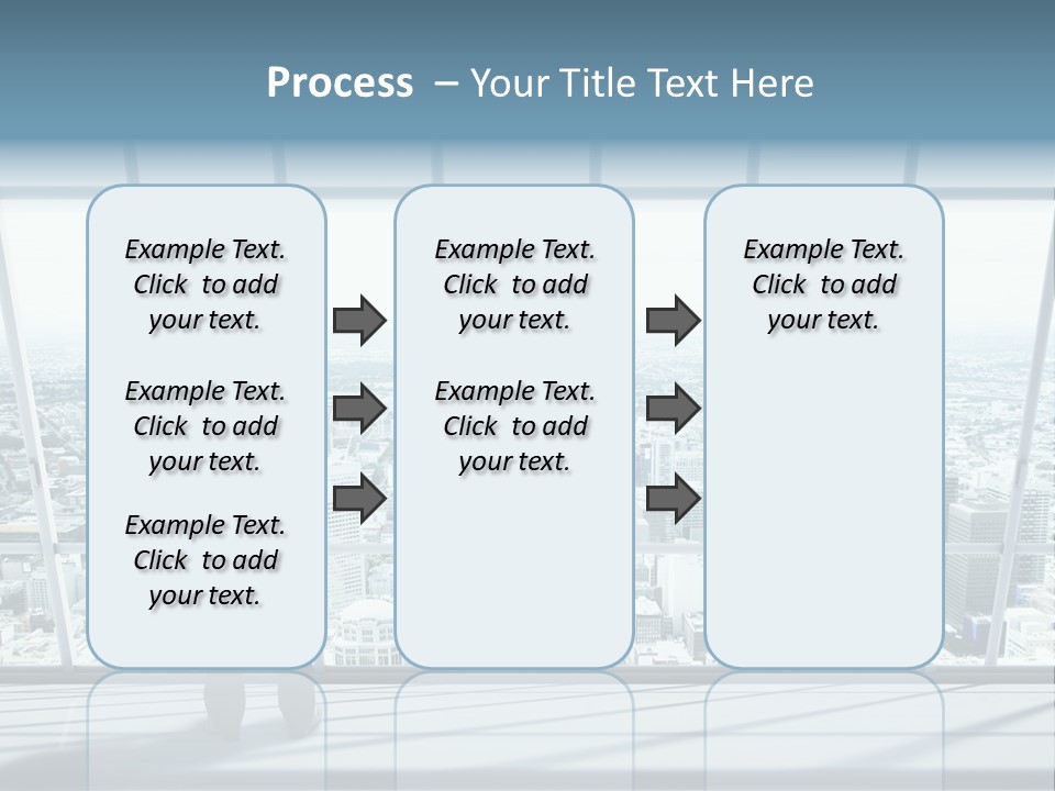 Modern Blue Global PowerPoint Template