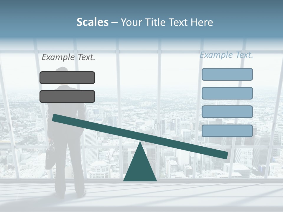 Modern Blue Global PowerPoint Template