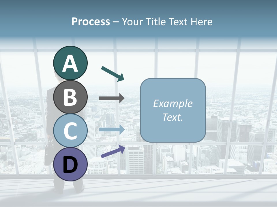 Modern Blue Global PowerPoint Template