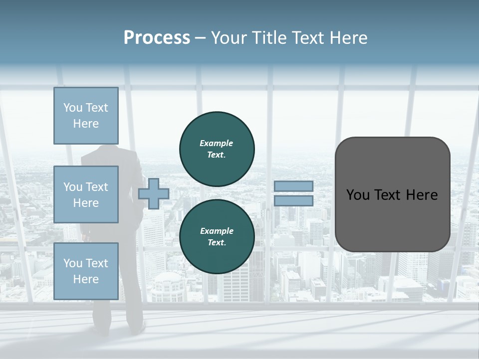 Modern Blue Global PowerPoint Template
