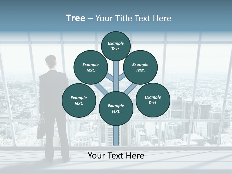 Modern Blue Global PowerPoint Template