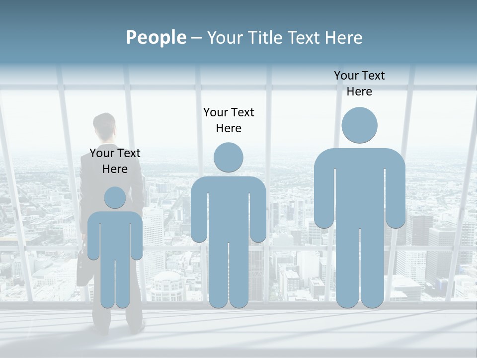 Modern Blue Global PowerPoint Template