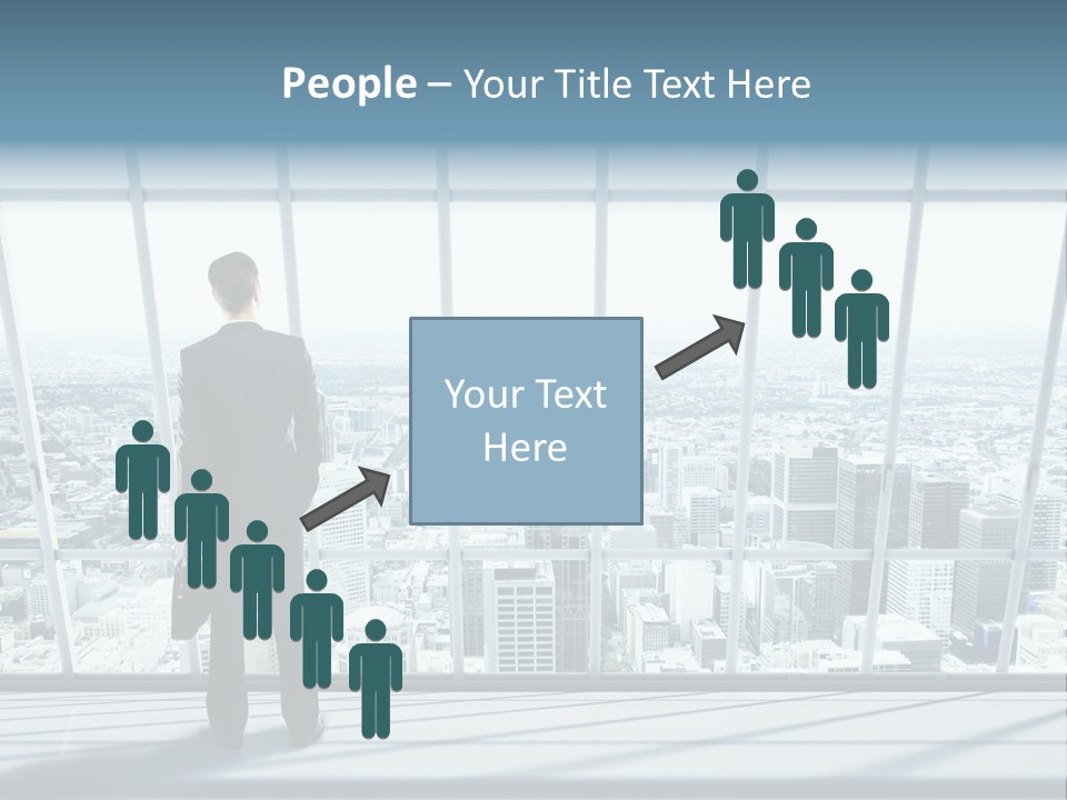 Modern Blue Global PowerPoint Template