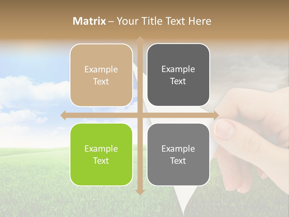 Disaster Deep Describe PowerPoint Template