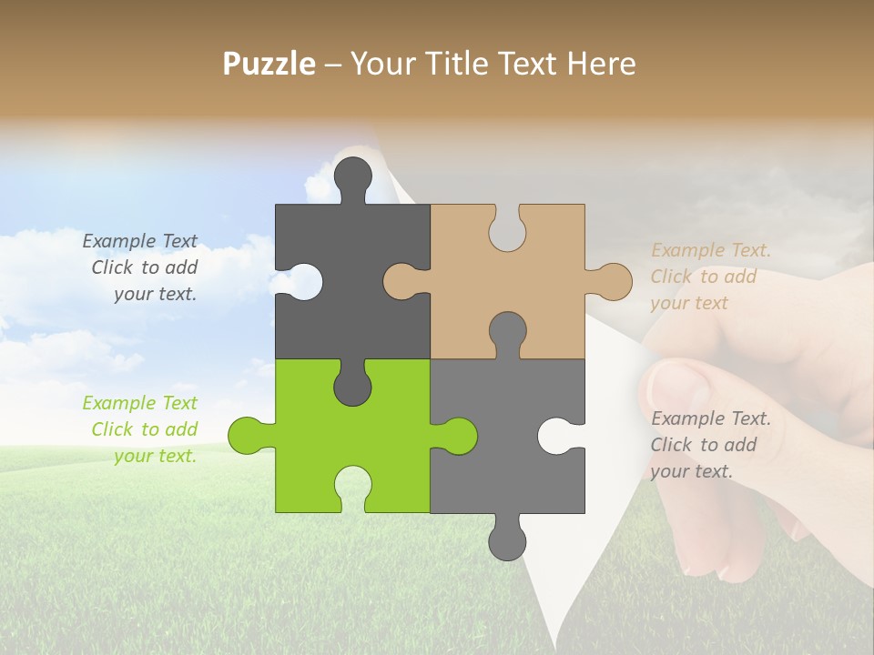 Disaster Deep Describe PowerPoint Template