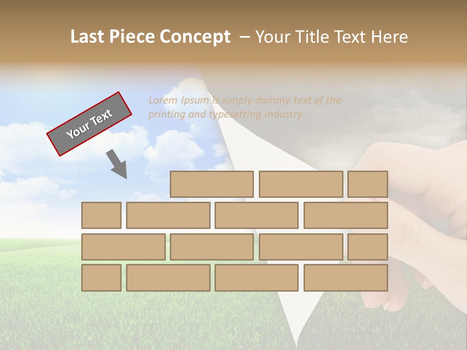 Disaster Deep Describe PowerPoint Template