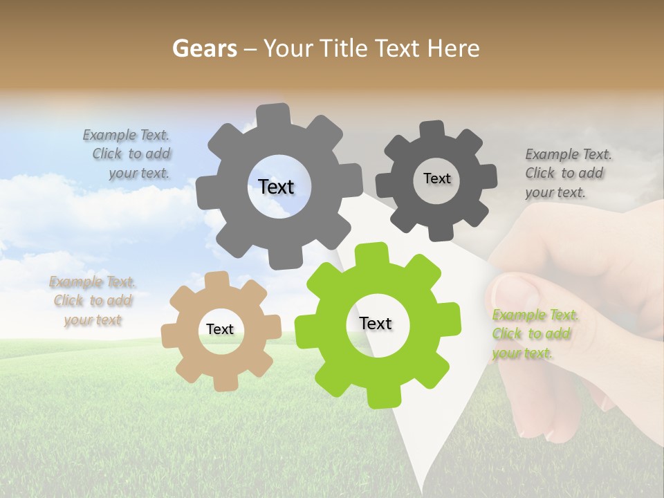 Disaster Deep Describe PowerPoint Template