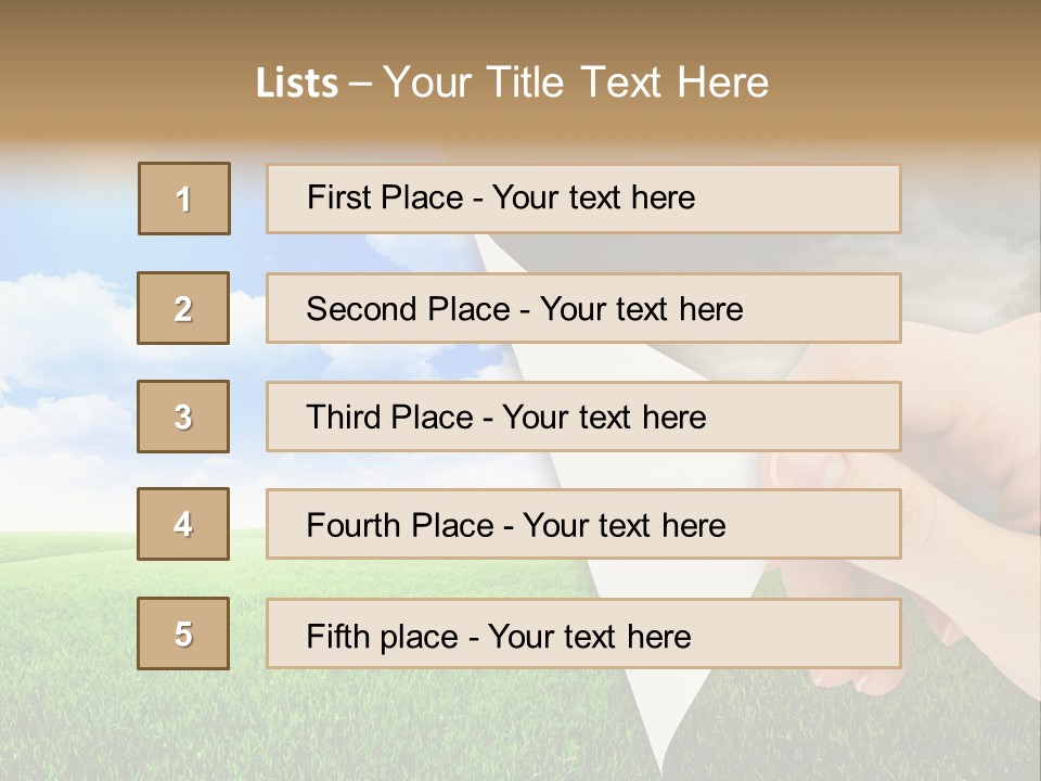 Disaster Deep Describe PowerPoint Template