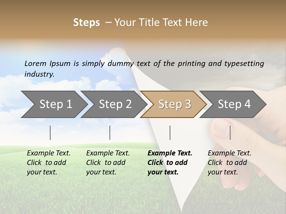 Disaster Deep Describe PowerPoint Template