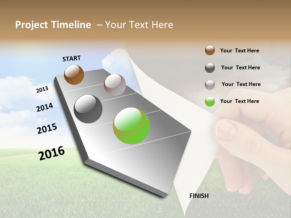 Disaster Deep Describe PowerPoint Template