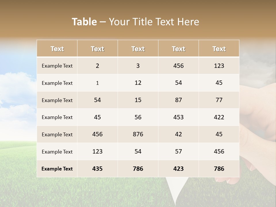 Disaster Deep Describe PowerPoint Template
