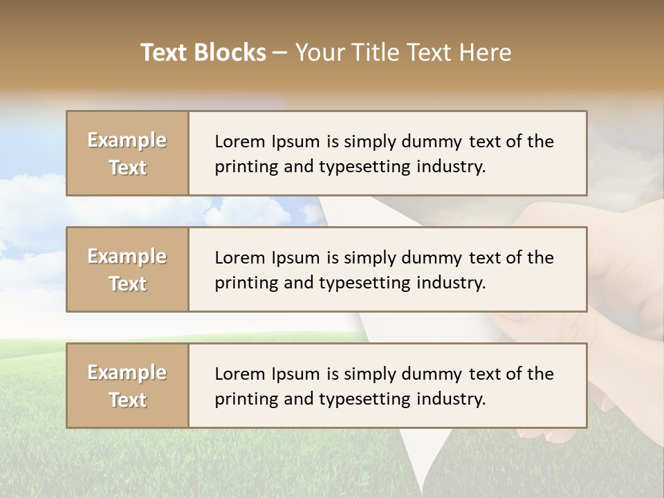 Disaster Deep Describe PowerPoint Template