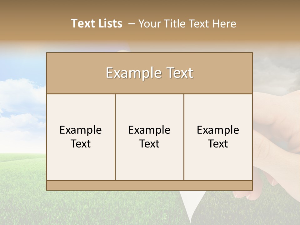Disaster Deep Describe PowerPoint Template