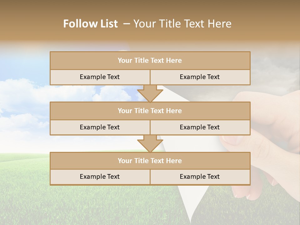 Disaster Deep Describe PowerPoint Template