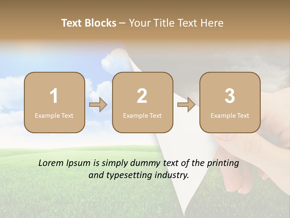 Disaster Deep Describe PowerPoint Template