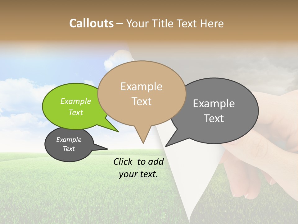 Disaster Deep Describe PowerPoint Template