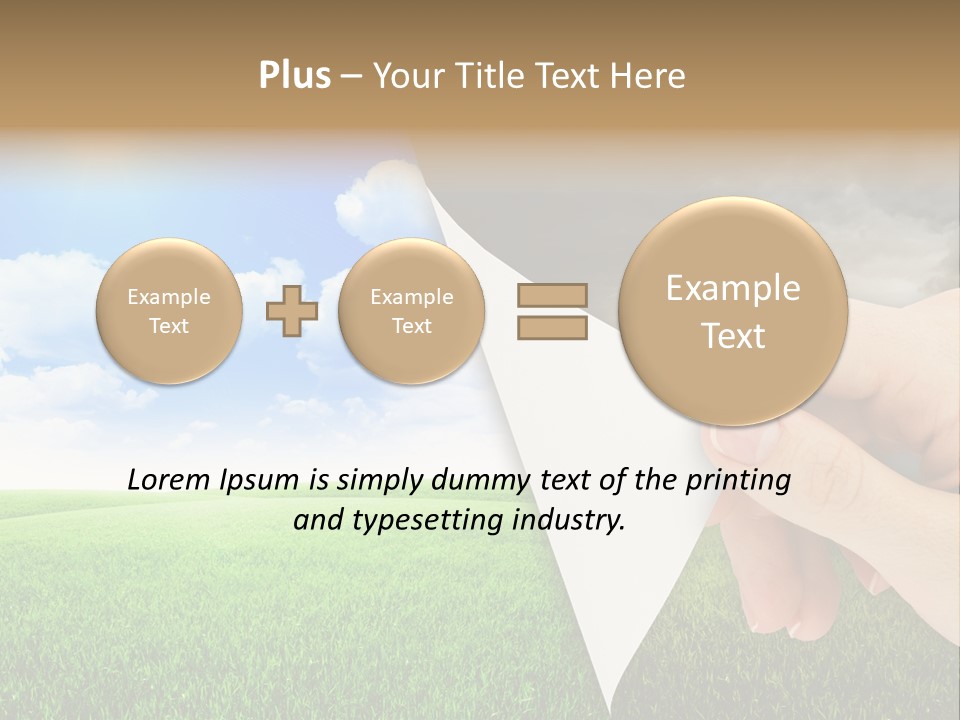 Disaster Deep Describe PowerPoint Template