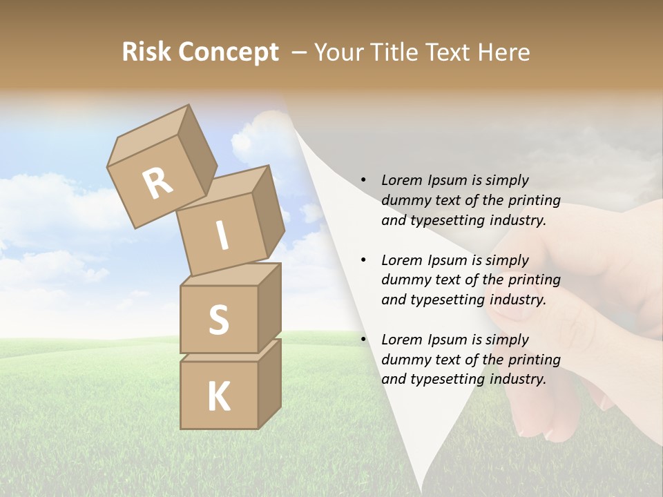 Disaster Deep Describe PowerPoint Template