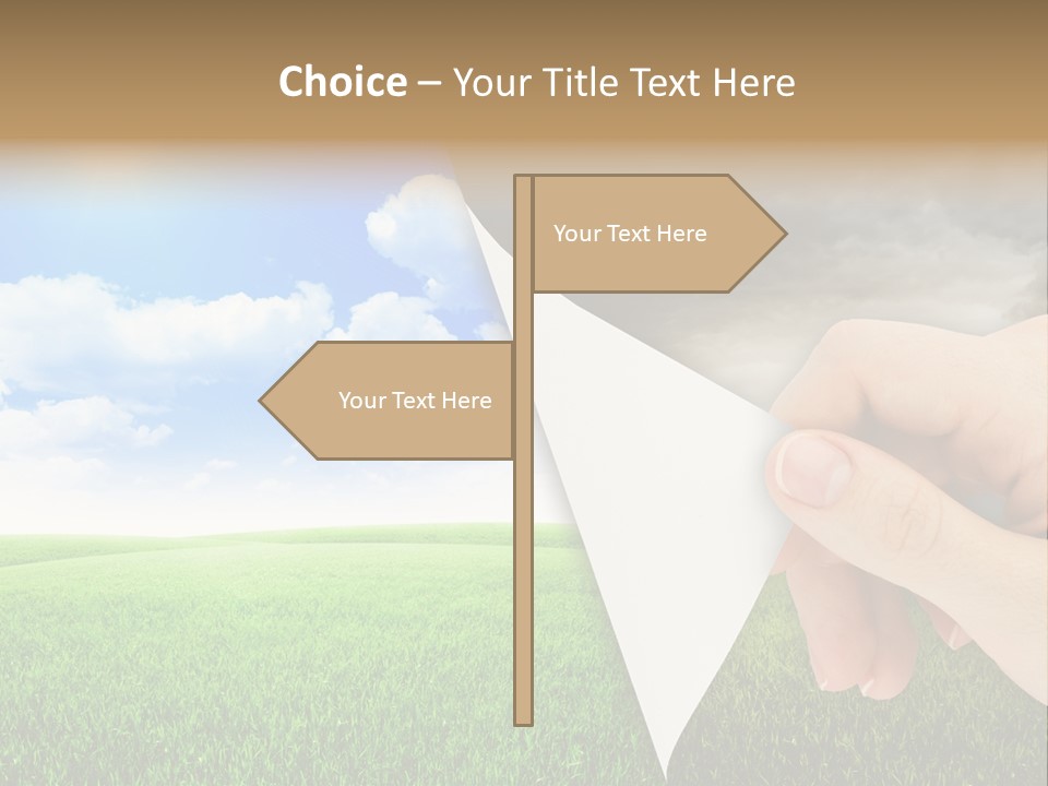 Disaster Deep Describe PowerPoint Template