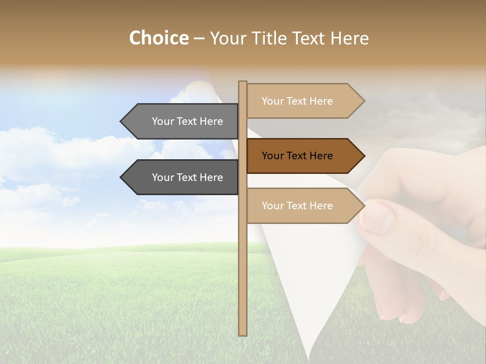Disaster Deep Describe PowerPoint Template