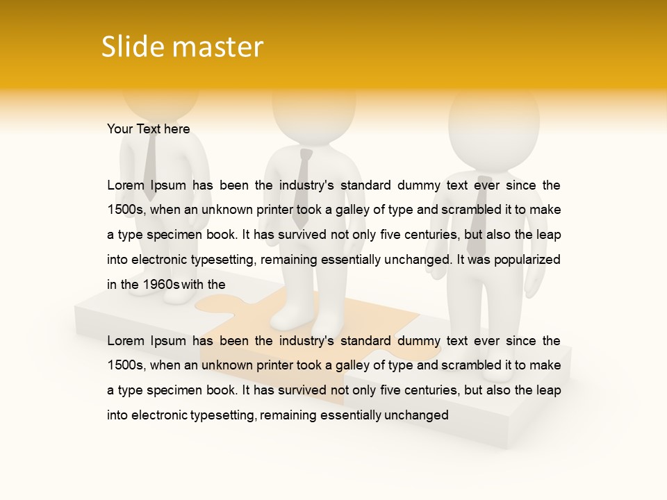 Man People Interaction PowerPoint Template