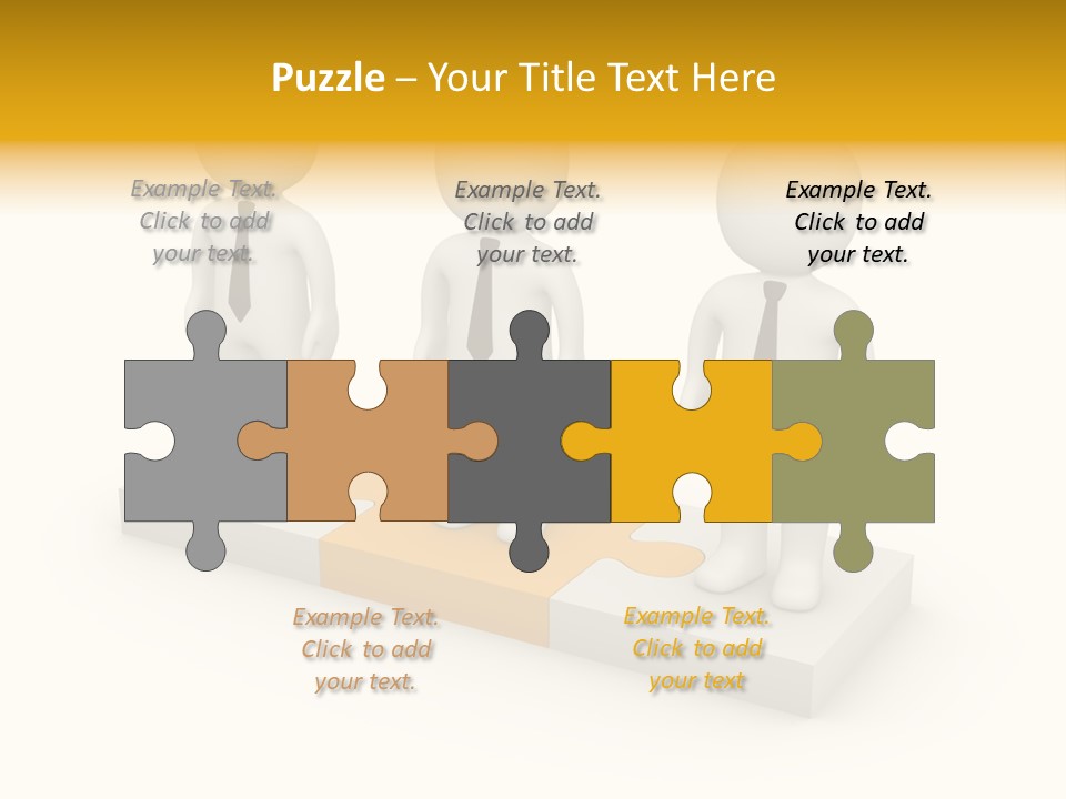 Man People Interaction PowerPoint Template