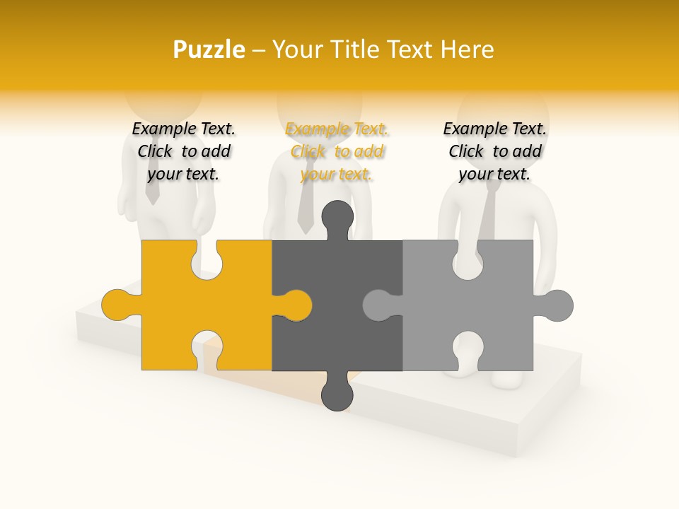 Man People Interaction PowerPoint Template