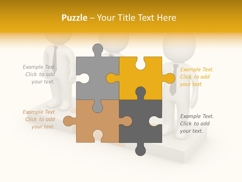 Man People Interaction PowerPoint Template