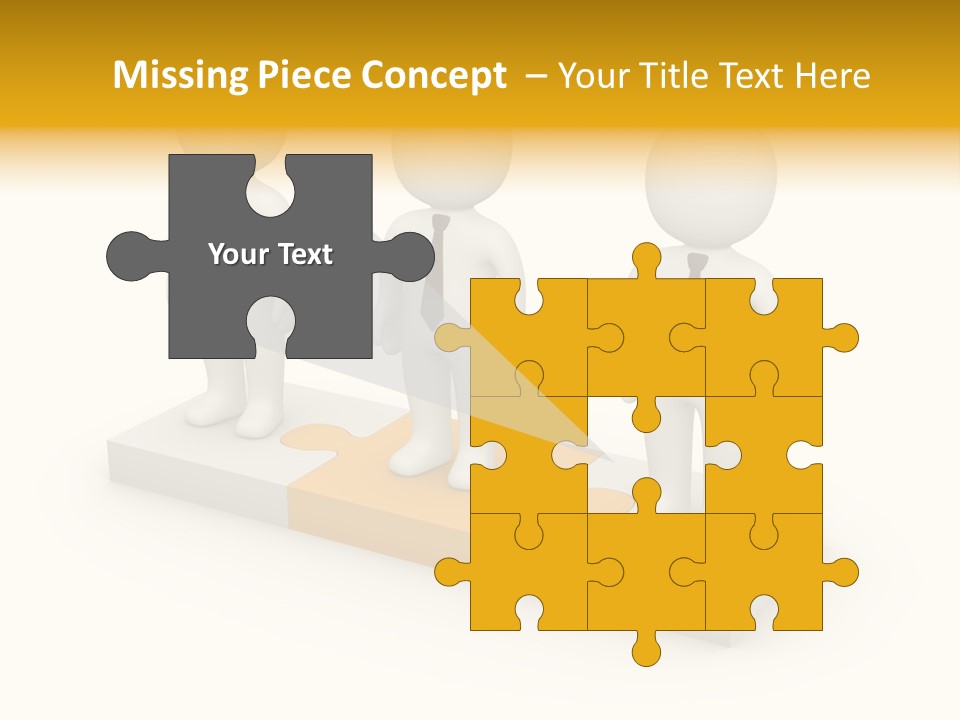 Man People Interaction PowerPoint Template