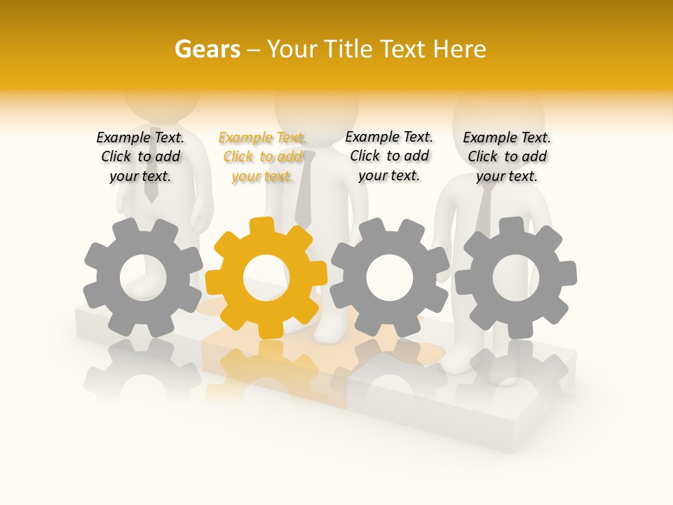 Man People Interaction PowerPoint Template