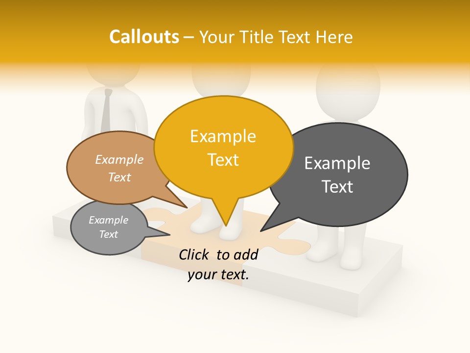 Man People Interaction PowerPoint Template