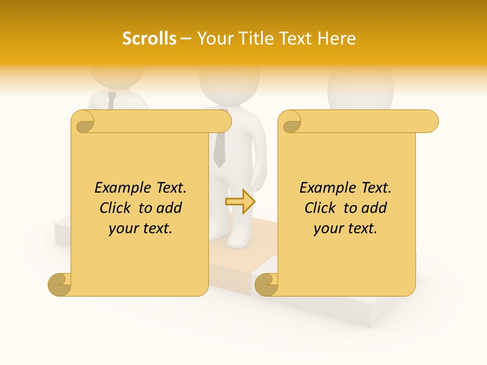 Man People Interaction PowerPoint Template