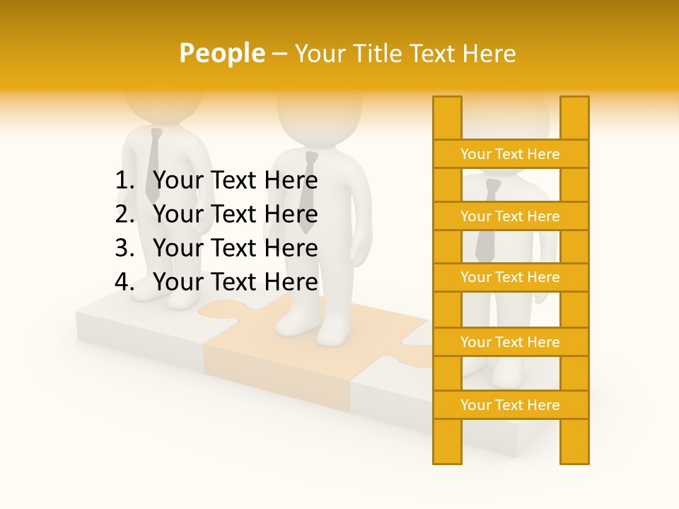 Man People Interaction PowerPoint Template
