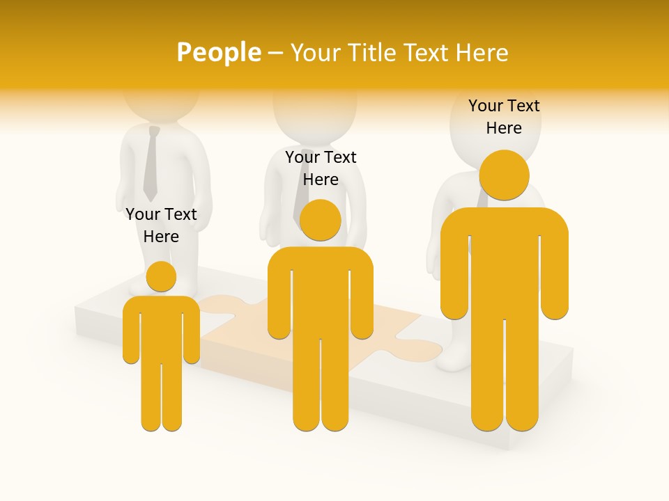 Man People Interaction PowerPoint Template