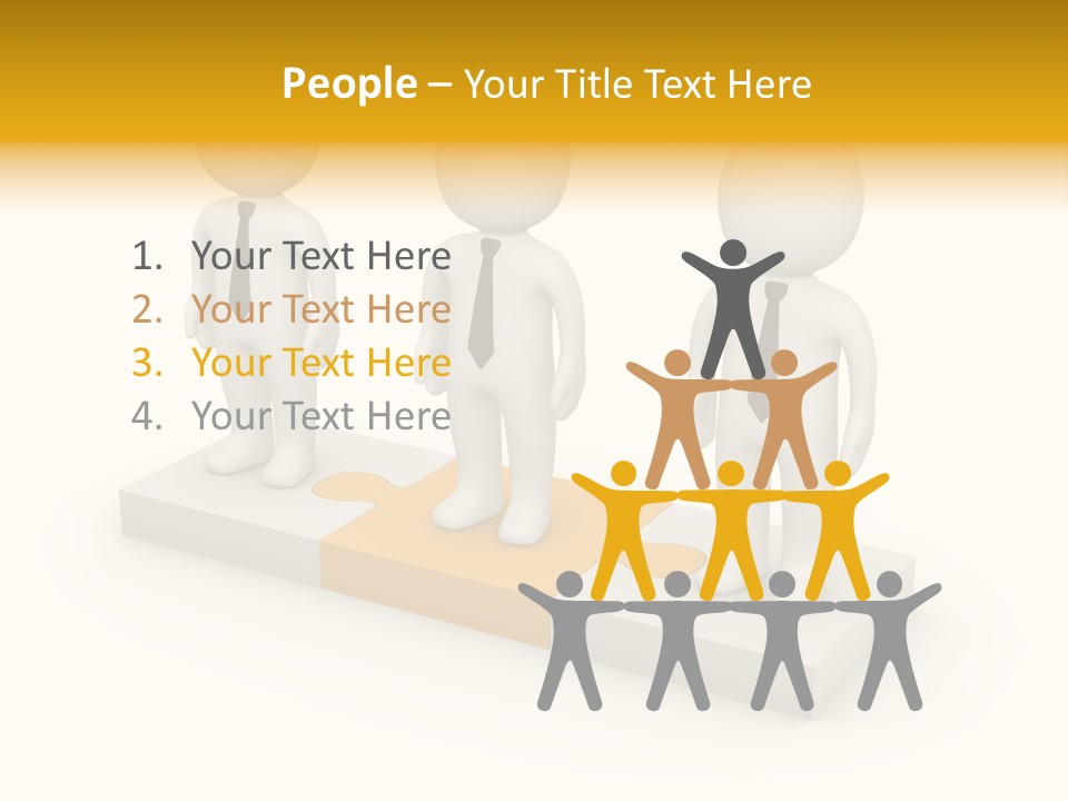 Man People Interaction PowerPoint Template