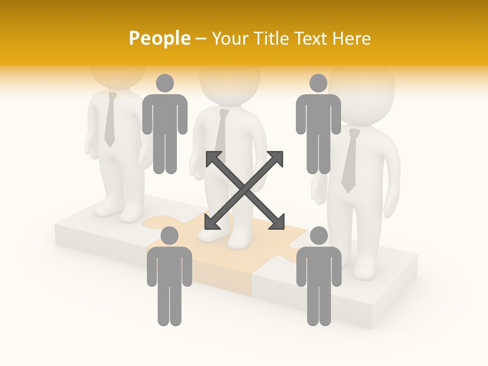 Man People Interaction PowerPoint Template