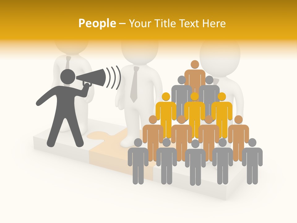 Man People Interaction PowerPoint Template