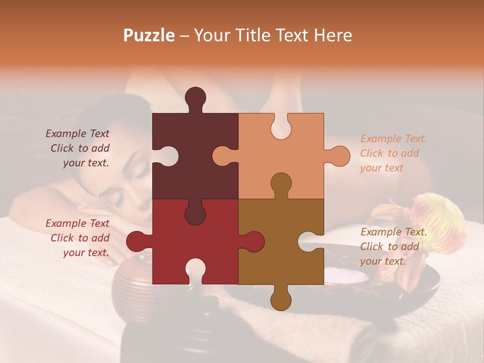 Back Pampering Body Care PowerPoint Template