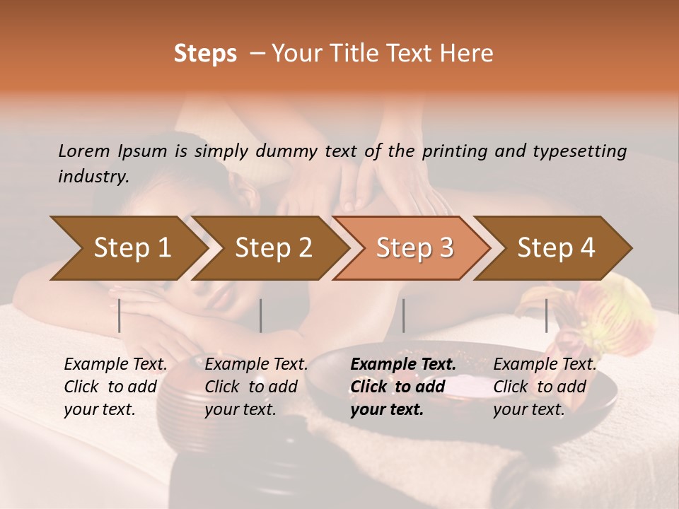 Back Pampering Body Care PowerPoint Template