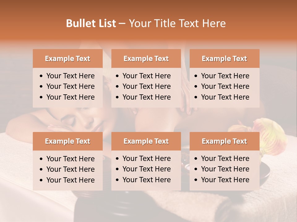 Back Pampering Body Care PowerPoint Template