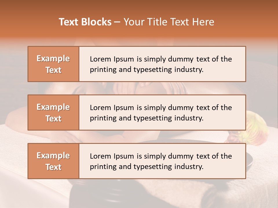 Back Pampering Body Care PowerPoint Template