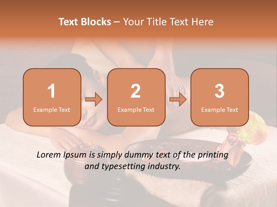 Back Pampering Body Care PowerPoint Template