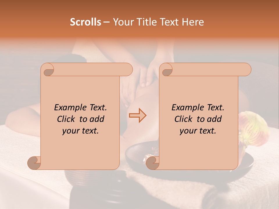 Back Pampering Body Care PowerPoint Template