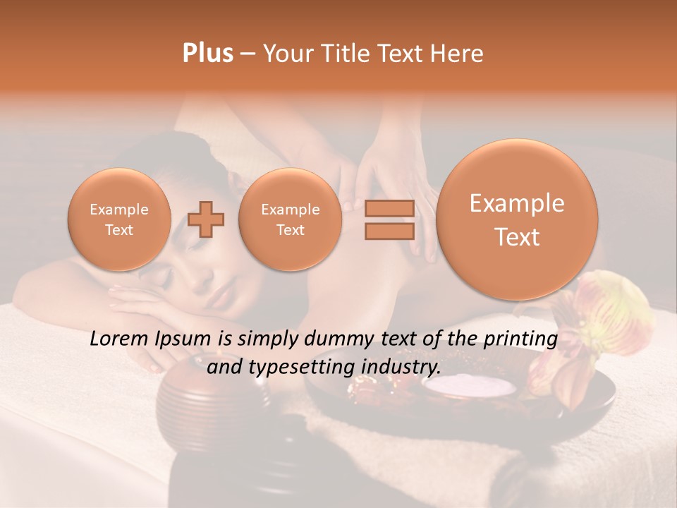 Back Pampering Body Care PowerPoint Template