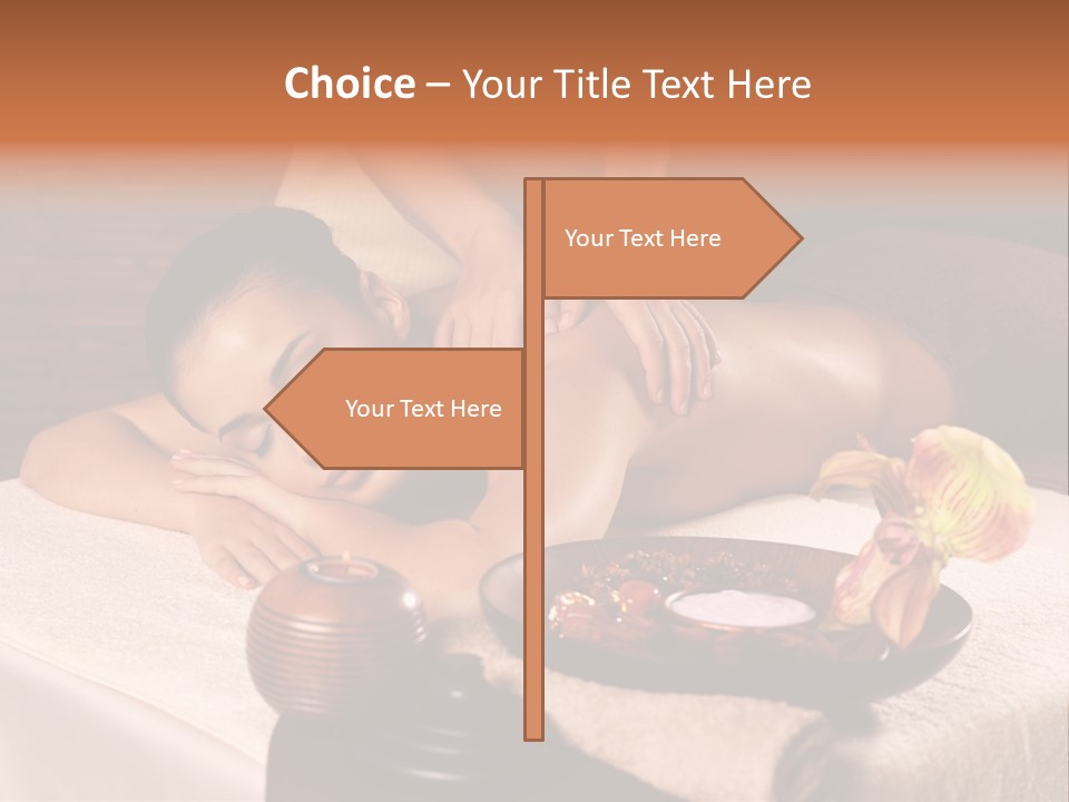 Back Pampering Body Care PowerPoint Template
