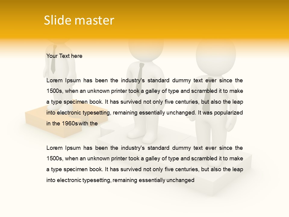 Attach Effort Job PowerPoint Template