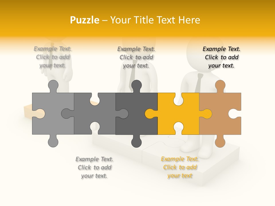 Attach Effort Job PowerPoint Template
